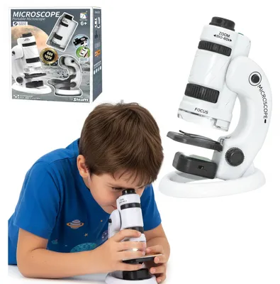 Image de Microscope Lebula pour enfants : loupe scientifique éducative avec un grossissement de 60 à 180x