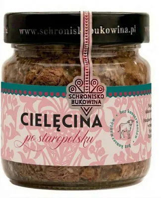 Produktbild von Kalbfleisch nach altpolnischer Art 180g - Schronisko Bukowina