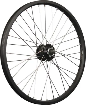 Produktbild von 24 Zoll Cargo Vorderrad Disc Ryde Andra40 Shimano DH-3D32 Dynamo Lastenrad schwarz