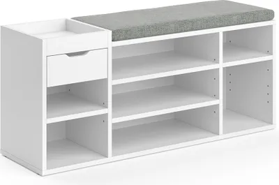 Obrázok produktu pre Lavička na topánky Vicco Eleon, 101 x 45 cm, biela