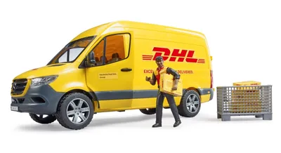 Zdjęcie produktu dla BRUDER BRUDER MB Sprinter DHL+figurka+akcesoria 02671
