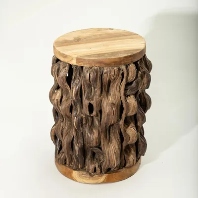 Zdjęcie produktu dla Stolik drewniany Root 35x35x46 cm