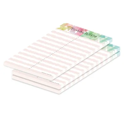 Produktbild von PRICARO Einkaufsliste "Mosaik", A5, 3 Stück