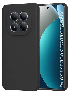 Obrázok produktu pre Techsuit - SoftFlex silikónové puzdro pre Xiaomi Redmi Note 15 Pro 4G - čierne