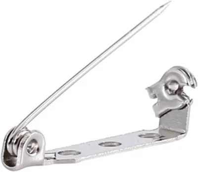 Productafbeelding van Veiligheidsspelden Set - Broche Spelden Naalden - Handwerken Bevestigen - Met Rolslot - 25mm - Zilver