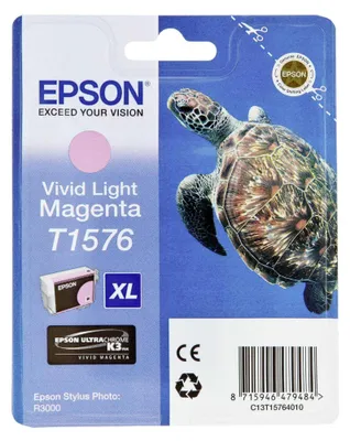 Immagine prodotto di Epson T1576 - 25,9 ml - Vivid Light Magenta - originale - blister - cartuccia d'inchiostro