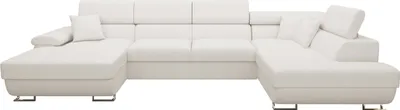 Produktbild von MIRJAN24 Ecksofa Cotere Bis Premium, Bettkasten, U-Form (Farbe: Abriamo 04, Seite: Rechts)