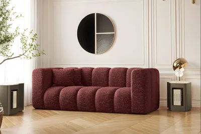 Produktbild von Kaiser Möbel Couch, Sofa, Zweisitzer-Sofa Grand Modular Stoff Haga Rotwein