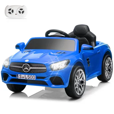 Produktbild von LEADZM Elektroauto Kinderauto Mercedes-Benz SL500, Kinder-Elektroauto mit 2,4G Fernbedienung ,12V,Blau