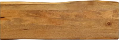 Immagine prodotto di Piano del tavolo con bordo ad albero 120x40x2,5 cm in legno massiccio di mango