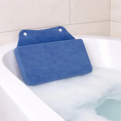 Productafbeelding van Sweet Dreams Badkussen Donkerblauw 25 X 16 Cm