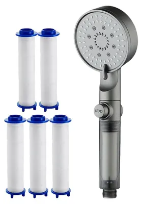 Productafbeelding van Douchekop, 5 standen, met ingebouwd filter, zoals afgebeeld