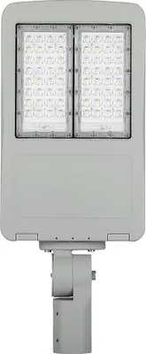 Produktbild von Graue LED-Straßenlampen - 140lm/w - Samsung - IP65 - 100W - 14000 Lumen - 5700K - 5 Jahre