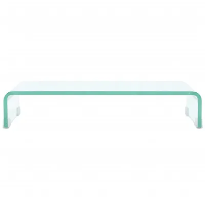 Immagine prodotto di vidaXL Tavolo TV/schermo in vetro trasparente 60x25x11 cm