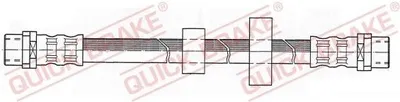 Immagine prodotto di Tubo freno flessibile QUICK BRAKE 22.406