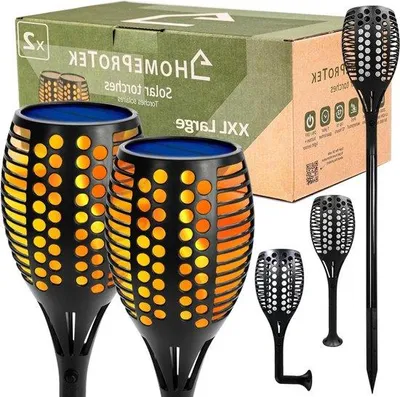 Image de Lot de lampes solaires 2x XXL 96 LED, IP65