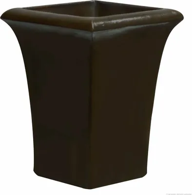 Produktbild von KERAZO Keramik Pflanzkübel Blumentopf Aquila 48x48x65 cm robust, dickwandig, frostfest, Farbe: BRAUN
