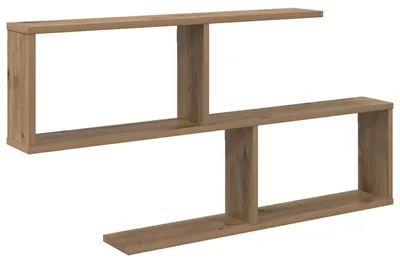 Image de vidaXL Étagère murale en bois imitation chêne artisanal, 100 x 12 x 50,5 cm