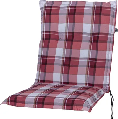 Produktbild von Auflage Niederlehner Milano 2396 rot-weiß kariert 102x49x6 cm KETTtex
