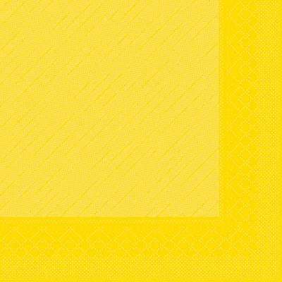 Produktbild von Sovie HORECA Serviette Gelb aus Tissue Deluxe®, 4-lagig, 40 x 40 cm, 50 Stück