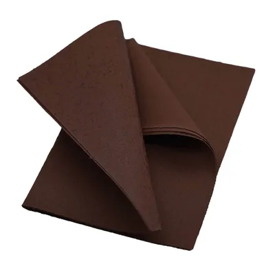 3 zuschneidbarer Flicken aus Baumwolle zum aufbügeln 15 x 20cm , schokobraun