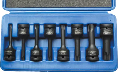 Obrázek produktu pro Rázové klíče Kunzer, 1/2", 8 ks 7SST08