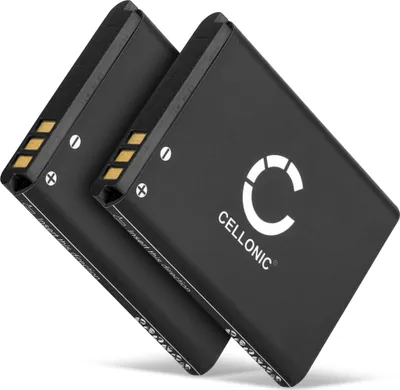 Produktbild von CELLONIC 2x Akku für Kamera Kompatibel mit Rollei 10050, Sportsline 60, 10051, BL-5b - (890mAh, 3.7V)