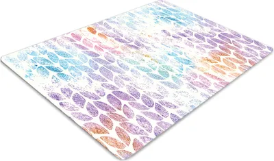 Produktbild von Stuhlunterlage Bürostuhlunterlage 120 cm x 90 cm Bodenmatte Bürostuhlunterlage - Brokatblatt