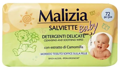 Immagine prodotto di Salviette Baby 72 - Malizia