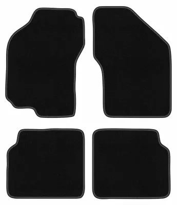 Image de Tapis de sol en moquette pour Fiat Bravo 1995-2001 (à hayon) – jeu 4 pièces, noirs, sur mesure – Wielganizator BASIC