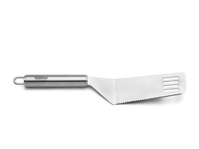Obrázok produktu pre Nôž na lasagne / servírovacia lyžica – nerezová oceľ – biela