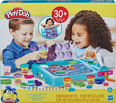 Produktbild von Play-Doh F36385L1, Knetmasse-Spielset, Mehrfarbig, Erwachsener, Kunststoff-Topf, 10 Farben, 3 Jahr(e)