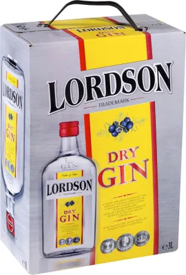 Produktbild von Bag-in-Box - Gin - Lordson 3 L., Box mit:1 Box