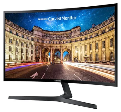 Produktbild von Samsung C24F396FHR, 59,7 cm (23.5"), 1920 x 1080 Pixel, Full HD, LED, 4 ms, Schwarz