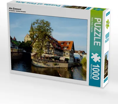 Produktbild von CALVENDO Puzzle Alte Zimmerei 1000 Teile Puzzle quer | 1000 Teile Lege-Größe 64x48cm Foto-Puzzle für glückliche Stunden