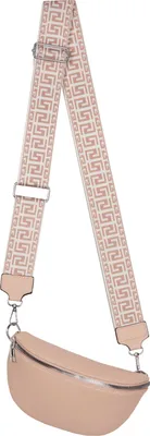 Produktbild von Bauchtasche (7706) Umhängetasche Crossbody-Bag Kunstleder Italy-Design APRICOT
