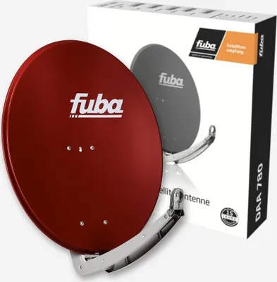 Produktbild von Fuba DAA 780 R Satellitenantenne rot Hochleistungs- 74x84cm Aluminium