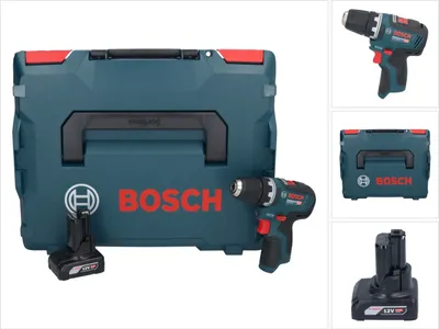 Produktbild von Bosch GSR 12V-35 Professional Akku Bohrschrauber 12 V 35 Nm Brushless + 1x Akku 6,0 Ah + L-Boxx - ohne Ladegerät