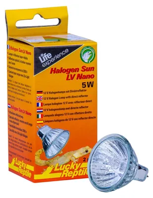 Produktbild von Lucky Reptile Halogen Sun Nano LV Wärmestrahler im Doppelpack, Wattstärke:5 Watt