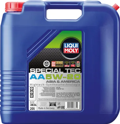 Produktbild von LIQUI MOLY Special Tec AA für 5W-20 20 Liter Motoröl Motorenöl Synthetisch MS-6395 WSS-M2C930-A WSS-M2C945-A WSS-M2C945-B1 WSS-M2C960-A1 DEXOS 1 GEN 3