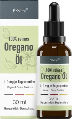 Produktbild von Oregano Öl mit 80% Carvacrol, 30ml von EXVital