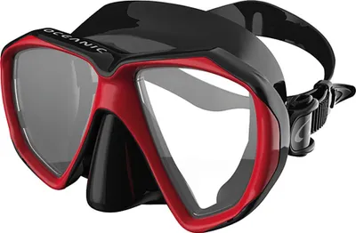 Produktbild von Oceanic Duo Tauchmaske Rot  Rot One Size