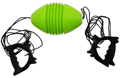 Produktbild von Best Sporting Boingballspiel für 2 Spieler, Ball grün, Griffe schwarz