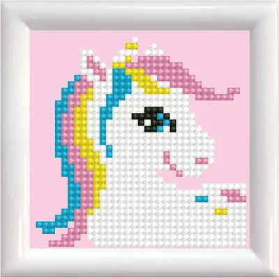 Produktbild von DIAMOND DOTZ® Original Diamond Painting Pretty Pony 10 x 10 cm mit Bil