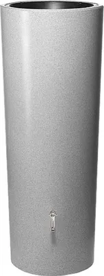 Produktbild von 2in1 Wanne Stone 350 Liter silberne Regentonne