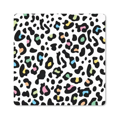 Produktbild von MuchoWow® Mauspad Mousepad Muster - Pantherdruck - Farben 30x30 cm - Mousepads - Maus Mat - Pad - Mausunterlage - Gaming
