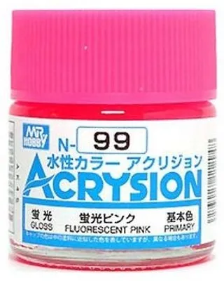 Produktbild von Mr Hobby - Gunze N-099 - Acrysion (10 ml) Fluorescent Pink - Neu