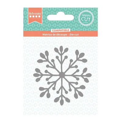 Zdjęcie produktu dla Wykrojnik płatek śniegu 7,2 x 7,2 cm