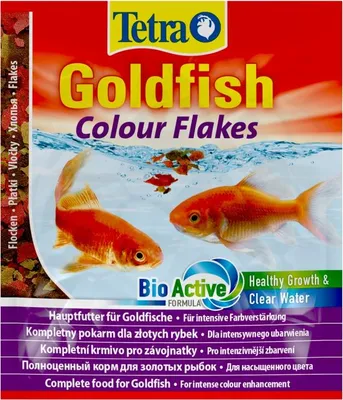 Produktbild von Tetra Goldfisch Farbflocken 12g - Premiumfutter für Goldfische Tetra