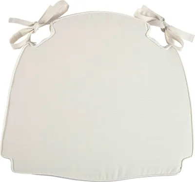 Produktbild von SIT Möbel Stuhlkissen | Bezug Canvas beige | mit Bändern | B 53 x T 47 x H 4 cm | 05999-00 | Serie ZUBEHÖR